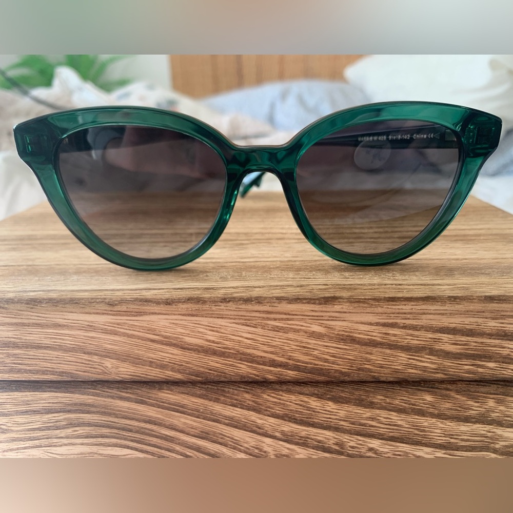 Warby Parker: Marris, Emerald green sunglasses